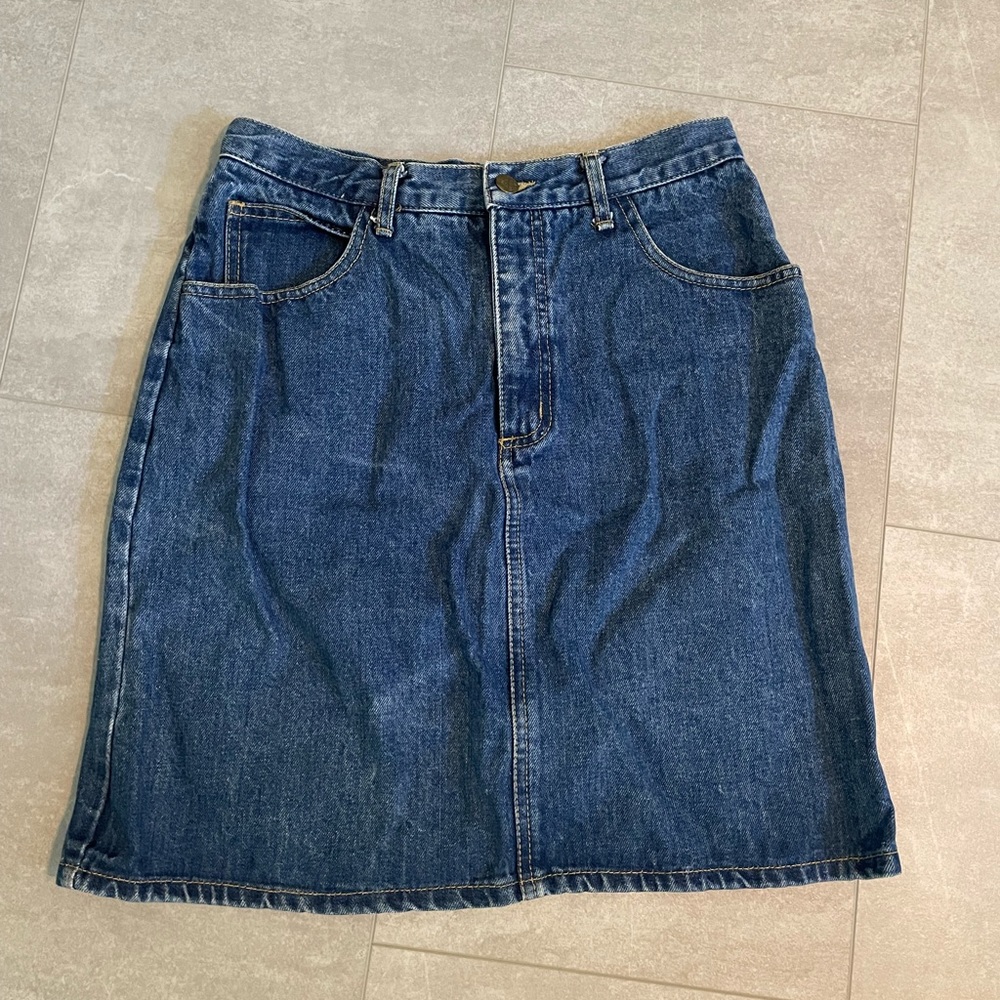 Vintage Denim Skirt